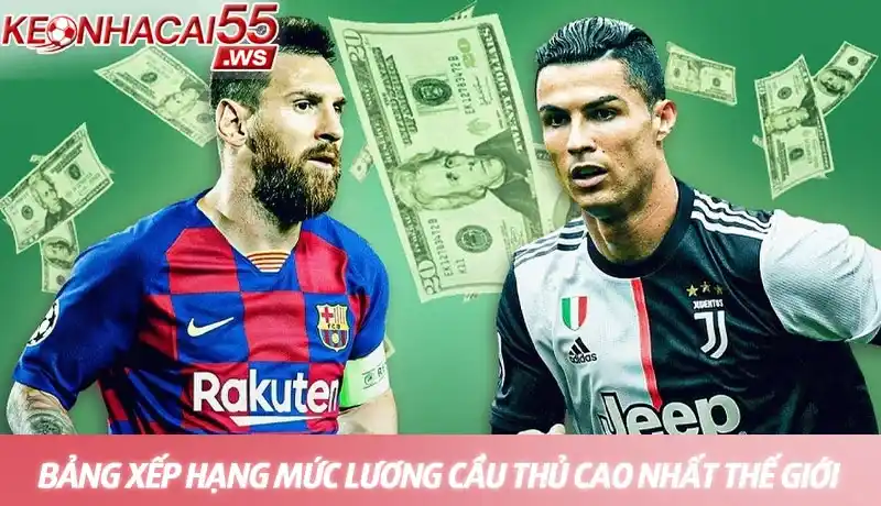 Bảng xếp hạng mức lương cầu thủ cao nhất thế giới