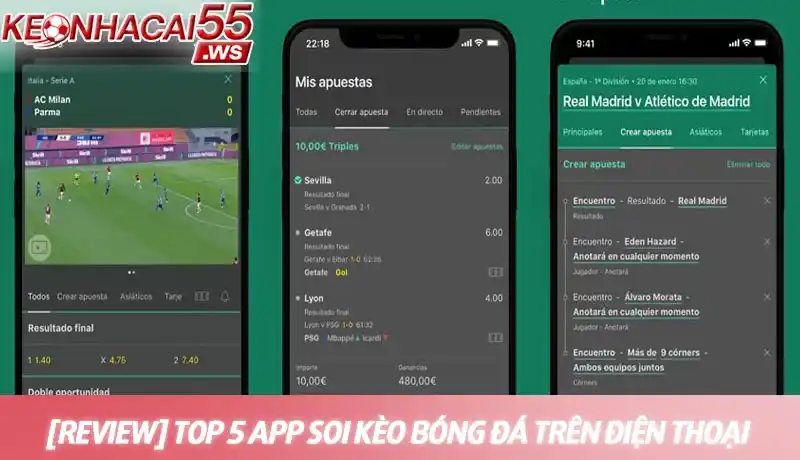 [Review] Top 5 App soi kèo bóng đá trên điện thoại (Android & iOS) chuẩn nhất 2025